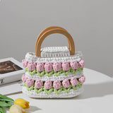 Blingcute | Crochet Tulip Bags | Crochet Handbag - Blingcute