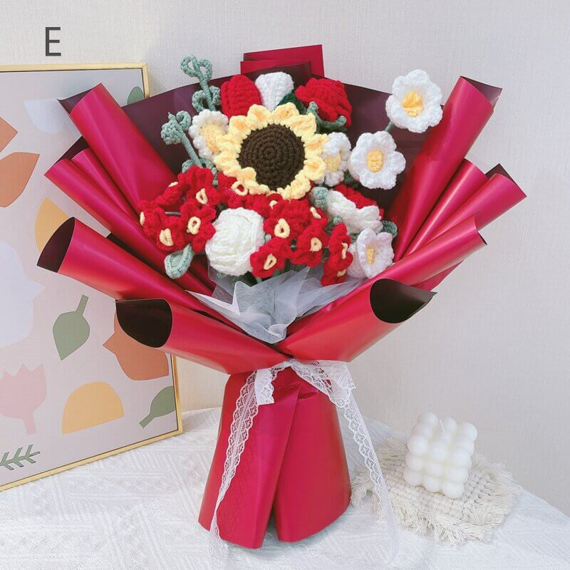 Shop Crochet Bouquet Valentines Gifts for Her Online