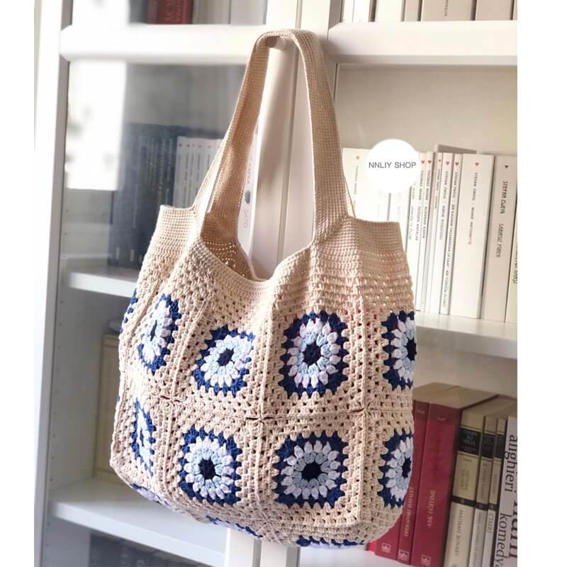 Hippie Bag// Boho Bag// Hobo Bag//vintage Boho Bag// Crochet 