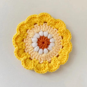 Blingcute | Crochet Coaster Flower | Desk Decorations - Blingcute